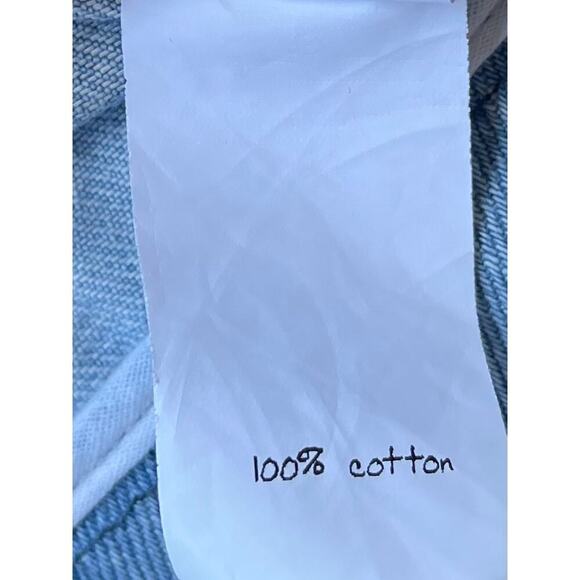 Nikolia Kids Puff Sleeve Denim Bomber Jacket Light Blue Cotton Zip - 9-10 Years - Picture 9 of 11